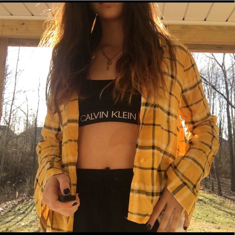 Yellow Black and White Flannel from The Divided!